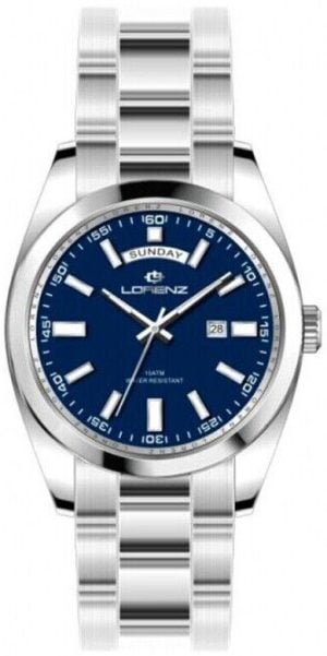 Lorenz 26208BB Classic Blå/Stål Ø41 mm