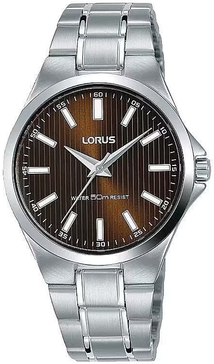 Lorus Damklocka RG231PX9 Classic Brun/Stål Ø32 mm