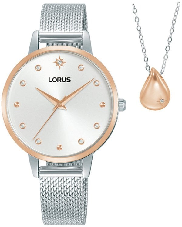 Lorus Damklocka RG288XX9 Classic Silverfärgad/Stål Ø32 mm