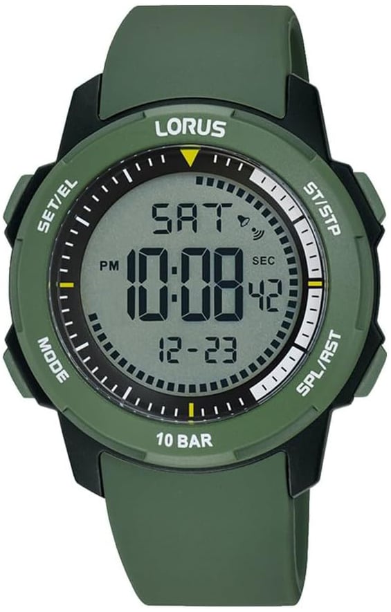 Lorus Herrklocka R2377PX9 Sports LCD/Gummi Ø40 mm