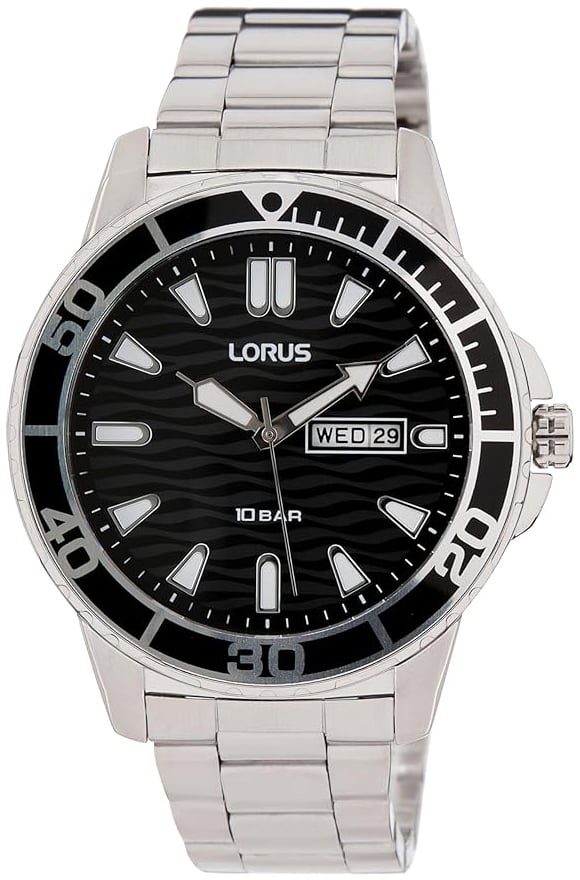 Lorus Herrklocka RH355AX9 Classic Svart/Stål Ø42 mm