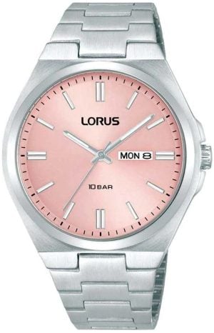 Lorus Herrklocka RH397AX9 Classic Rosa/Stål Ø40 mm