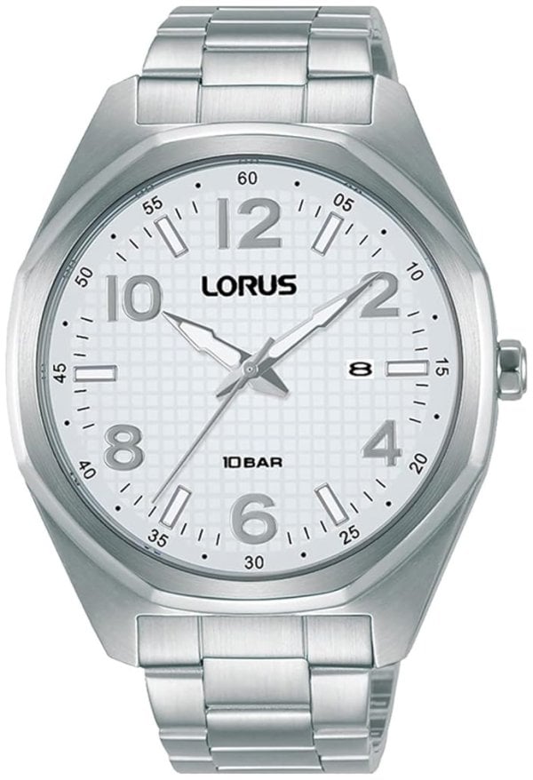 Lorus Herrklocka RH971NX9 Classic Vit/Stål Ø42 mm