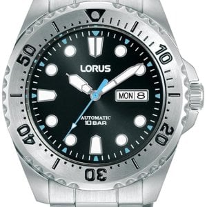 Lorus Herrklocka RL471BX9 Sport Svart/Stål Ø44 mm