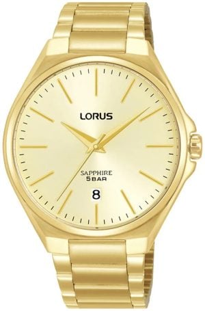 Lorus Herrklocka RS950DX9 Dress Guld/Gulguldtonat stål Ø40 mm