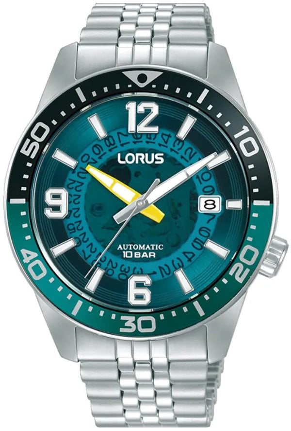 Lorus Herrklocka RU417AX9 Sport Grön/Stål Ø42 mm