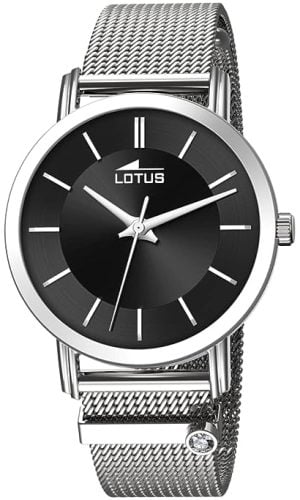 Lotus Damklocka 18737/4 Trendy Svart/Stål Ø33.3 mm