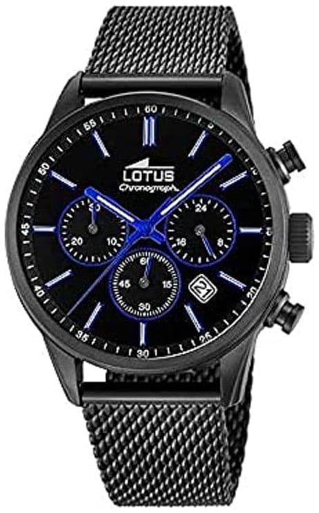 Lotus Herrklocka 18700/3 Chrono Svart/Stål Ø41.5 mm