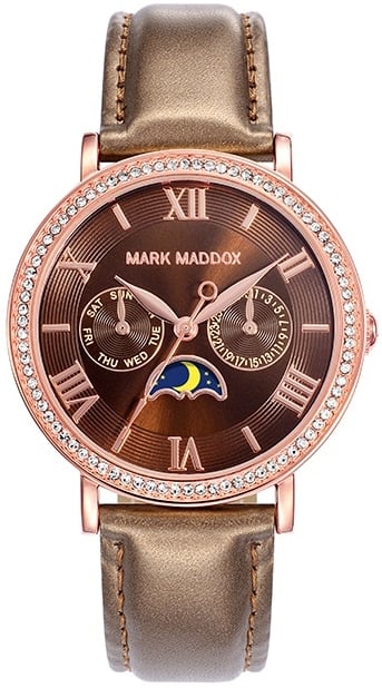 Mark Maddox Damklocka MC0017-43 Classic Läder Ø37 mm