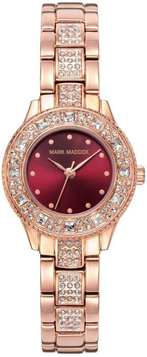 Mark Maddox Damklocka MM0019-77 Classic Roséguldstonat stål Ø26 mm