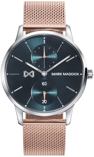 Mark Maddox Damklocka MM2004-37 Classic Blå/Roséguldstonat stål
