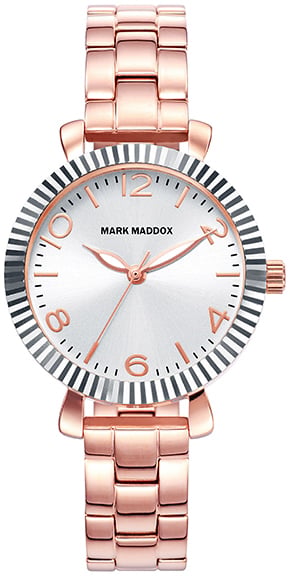 Mark Maddox Damklocka MM7016-13 Classic Silverfärgad/Roséguldstonat