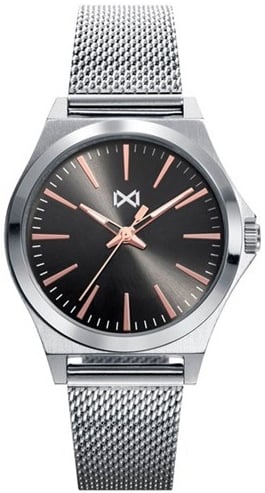 Mark Maddox Damklocka MM7102-17 Classic Svart/Stål Ø33 mm