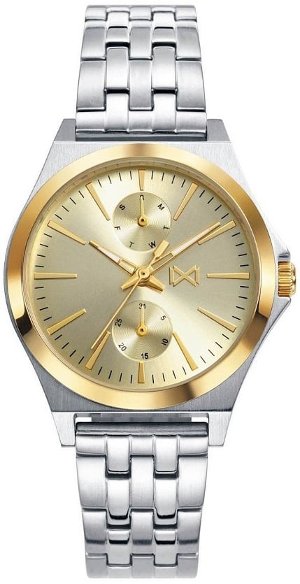 Mark Maddox Damklocka MM7105-97 Classic Guldtonad/Stål Ø33 mm