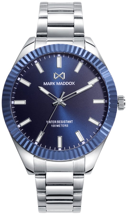 Mark Maddox Herrklocka HM1005-37 Classic Blå/Stål Ø41 mm