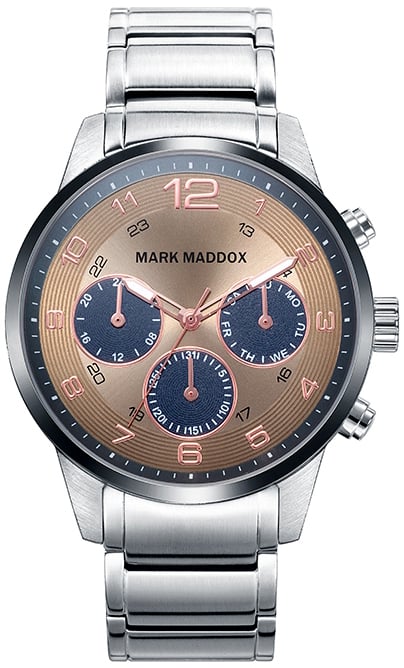 Mark Maddox Herrklocka HM7016-45 Classic Stål Ø42 mm