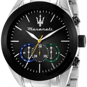 Maserati Herrklocka R8873612061 Traguardo Svart/Stål Ø45 mm