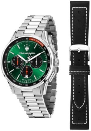 Maserati Herrklocka R8873624002 Sorpasso Grön/Stål Ø42 mm