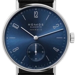 Nomos Glashütte Damklocka N-191 Tangente Neomatik Blå/Läder Ø35 mm