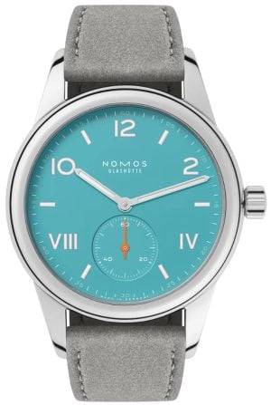 Nomos Glashütte N-717.GB Club Campus Turkos/Läder Ø36 mm