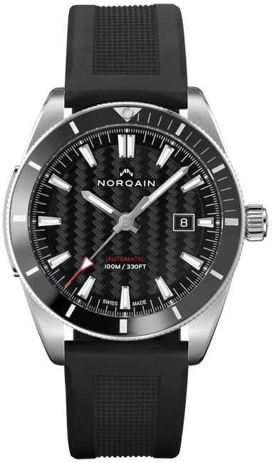Norqain Herrklocka N1000C01A/B101/10BR.20S Adventure Svart/Gummi Ø42