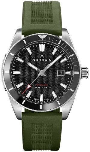 Norqain Herrklocka N1000C01A/B101/10KR.20S Adventure Svart/Gummi Ø42