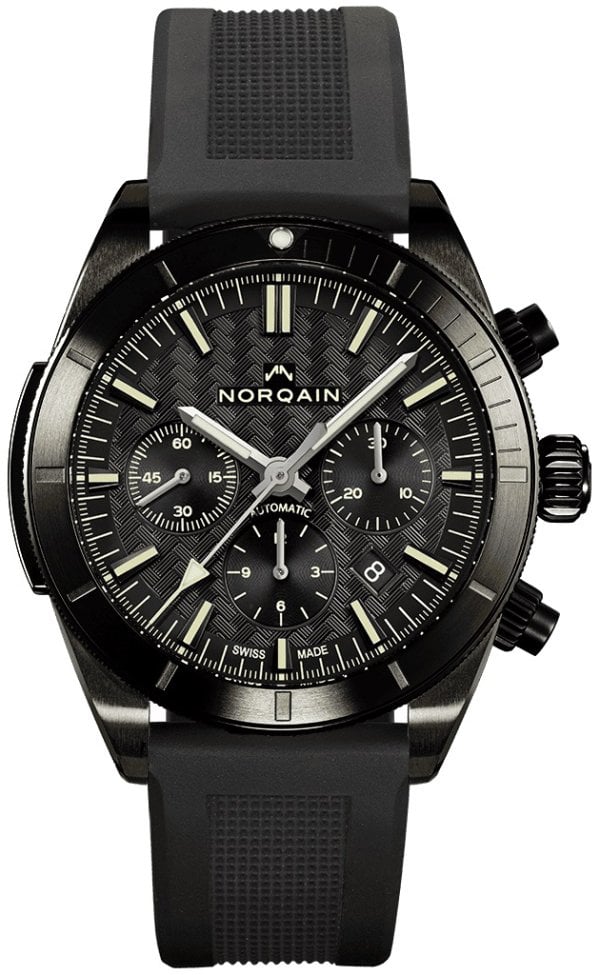 Norqain Herrklocka NB1200B21C/B123/10BR.20B Adventure Svart/Gummi
