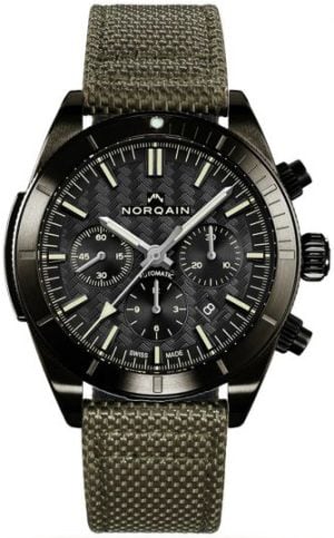 Norqain Herrklocka NB1200B21C/B123/10KC.20B Adventure Svart/Läder