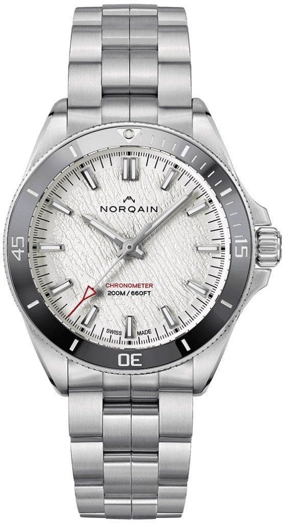 Norqain Herrklocka NN1001SC3CA/GL101.150SS Adventure Vit/Stål Ø40 mm