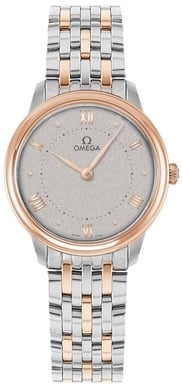 Omega Damklocka 434.20.30.60.02.001 De Ville Prestige Grå/18 karat