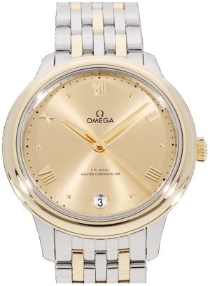 Omega Damklocka 434.20.34.20.08.001 De Ville Prestige Guld/18 karat