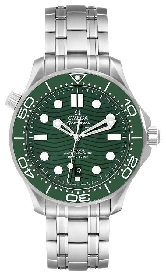 Omega Herrklocka 210.30.42.20.10.001 Seamaster Diver 300M Grön/Stål