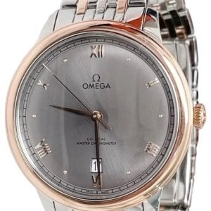 Omega Herrklocka 434.20.40.20.06.001 De Ville Prestige Grå/18 karat