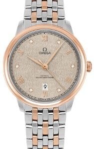 Omega Herrklocka 434.20.40.20.59.001 De Ville Prestige Beige/18 karat