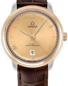 Omega Herrklocka 434.23.40.20.08.001 De Ville Prestige Guld/Läder