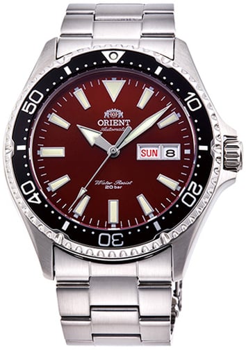 Orient Herrklocka RA-AA0003R Mako Iii Röd/Stål Ø41.8 mm