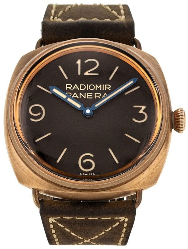 Panerai Herrklocka PAM00760 Radiomir Grön/Läder Ø47 mm