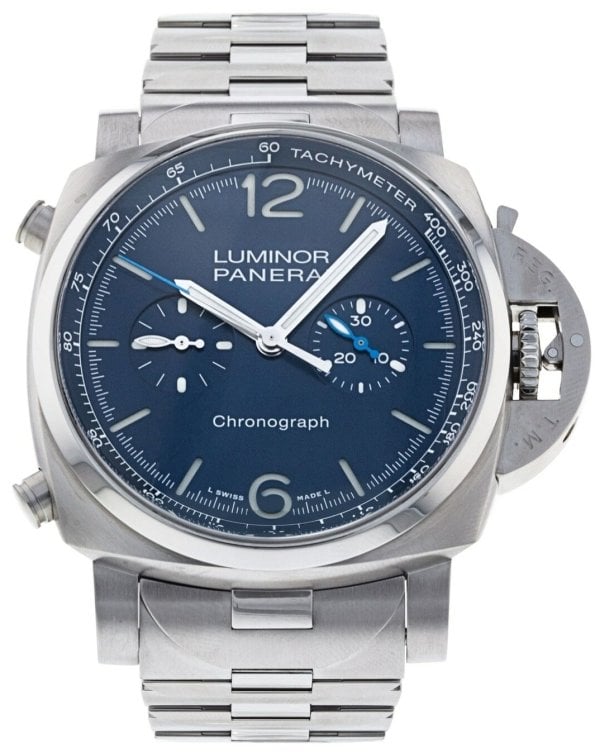 Panerai Herrklocka PAM01110 Luminor Blå/Stål Ø44 mm