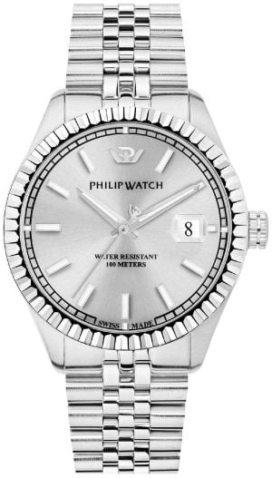 Philip Watch Herrklocka R8223597028 Caribe Silverfärgad/Stål Ø41 mm