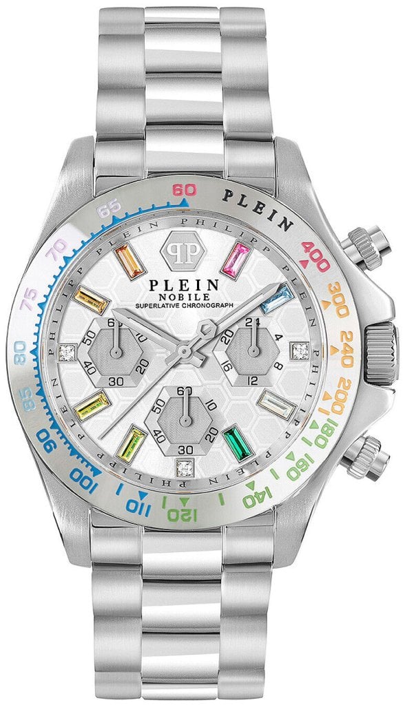 Philipp Plein Damklocka PWSBA0123 Street Couture Silverfärgad/Stål