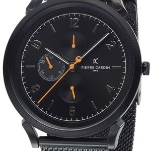 Pierre Cardin Herrklocka CPI.2031 Pigalle Nine Svart/Stål Ø44 mm