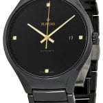 rado herrklocka r27056712 true svart/keramik ø40 mm