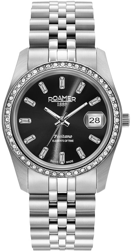 Roamer of Switzerland Damklocka 853858-41-59-20 Positano Svart/Stål