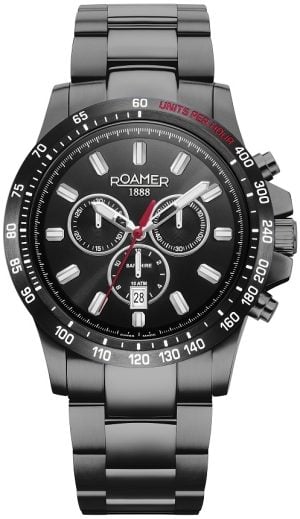 Roamer of Switzerland Herrklocka 861837-44-55-20 Rimini Svart/Stål