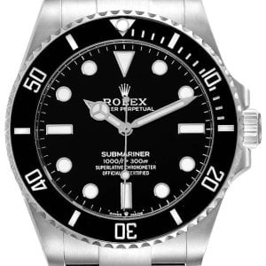 Rolex Herrklocka 124060-0001 Submariner Svart/Stål Ø41 mm