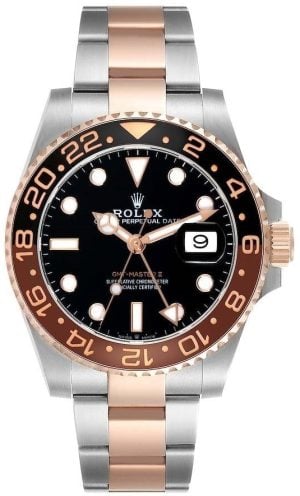 Rolex Herrklocka 126711CHNR-0002 Gmt-Master Ii Root beer Svart/18