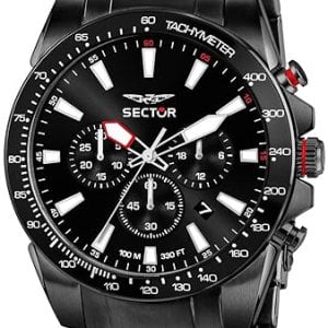 Sector 450 Herrklocka R3273776006 Svart/Stål Ø43 mm