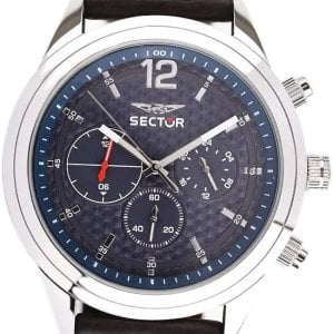 Sector 670 Herrklocka R3251540002 Blå/Läder Ø45 mm