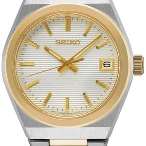 Seiko Damklocka SUR578P1 Sport Vit/Gulguldtonat stål Ø34 mm