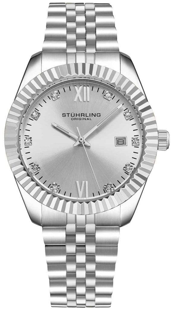 Stührling Original Herrklocka 4024.1 Gamine Silverfärgad/Stål Ø36